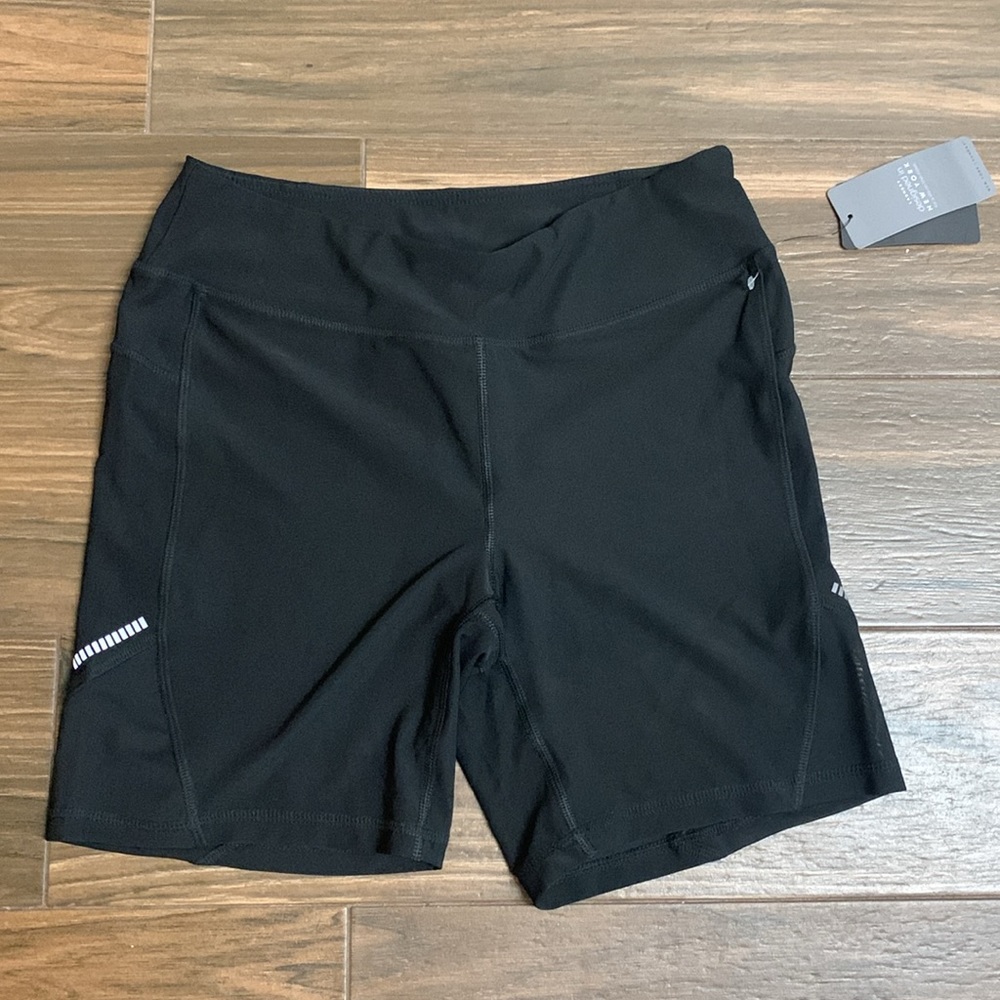 NY Laundry Bike Shorts sz Lg Black NWT